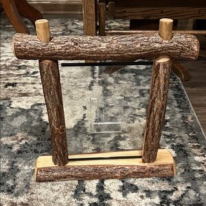 Rustic Brown Log Frame